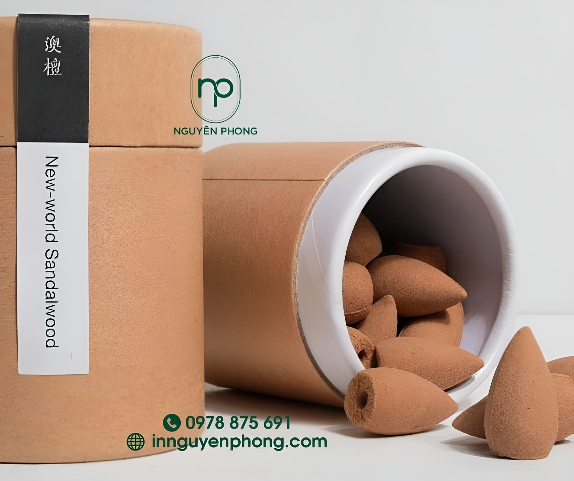 Mẫu hộp kraft trong đựng trầm